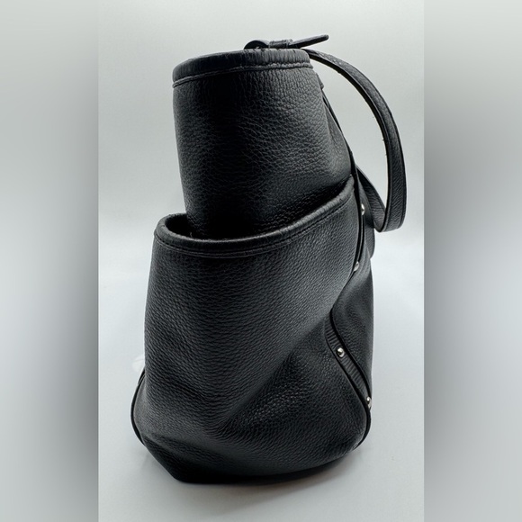 Coach Black Park Leather Carrie Tote | Good Used Condition - Picture 14 of 17